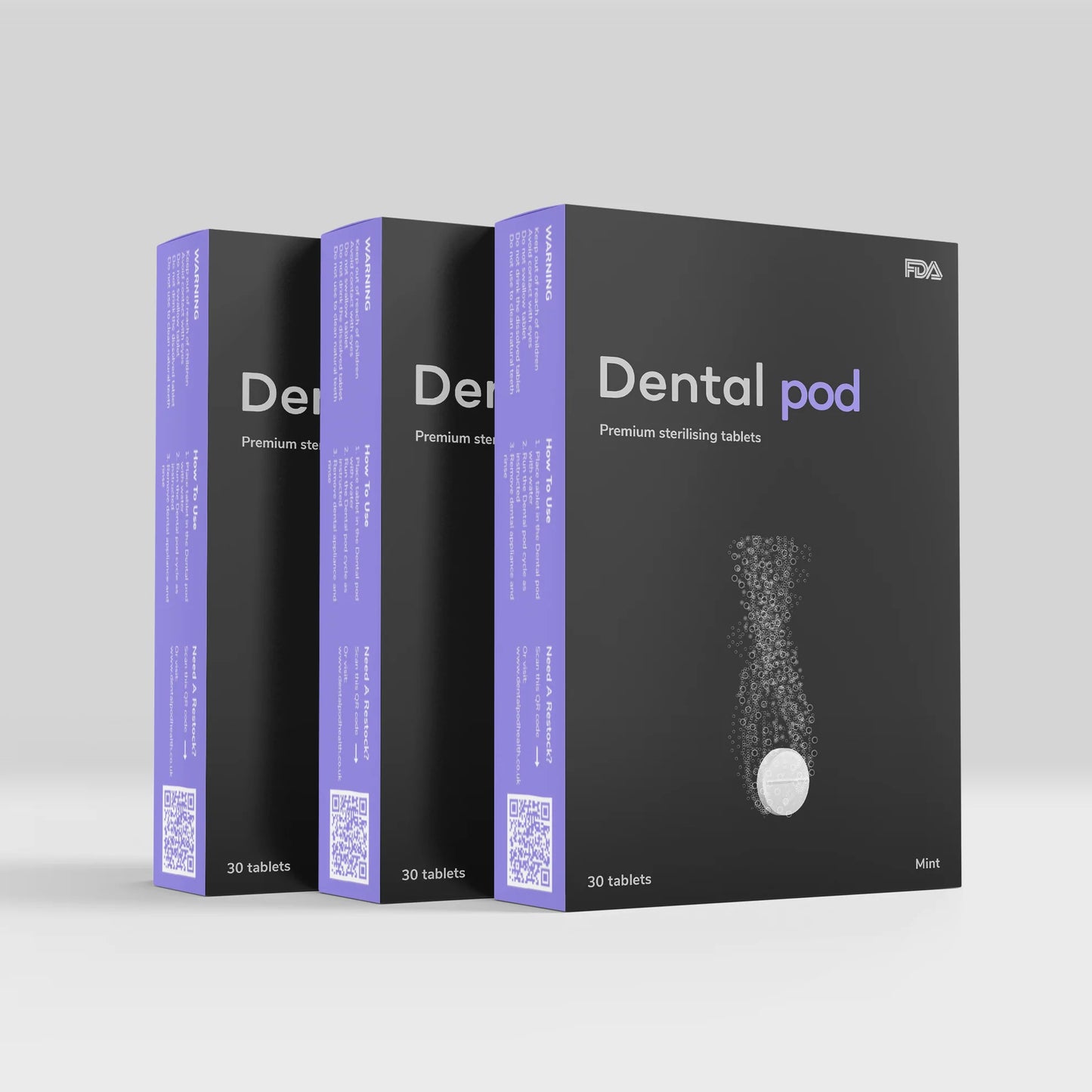 30 Dental Pod Sterilising Tablets